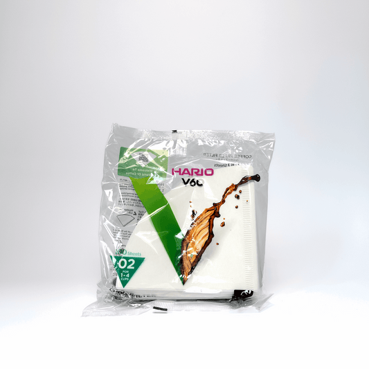 Hario V60 coffee filters front view