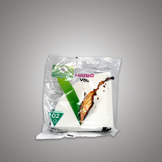 Hario V60 Coffee Filter Papers Size 02 - White (100 Pack Bag)